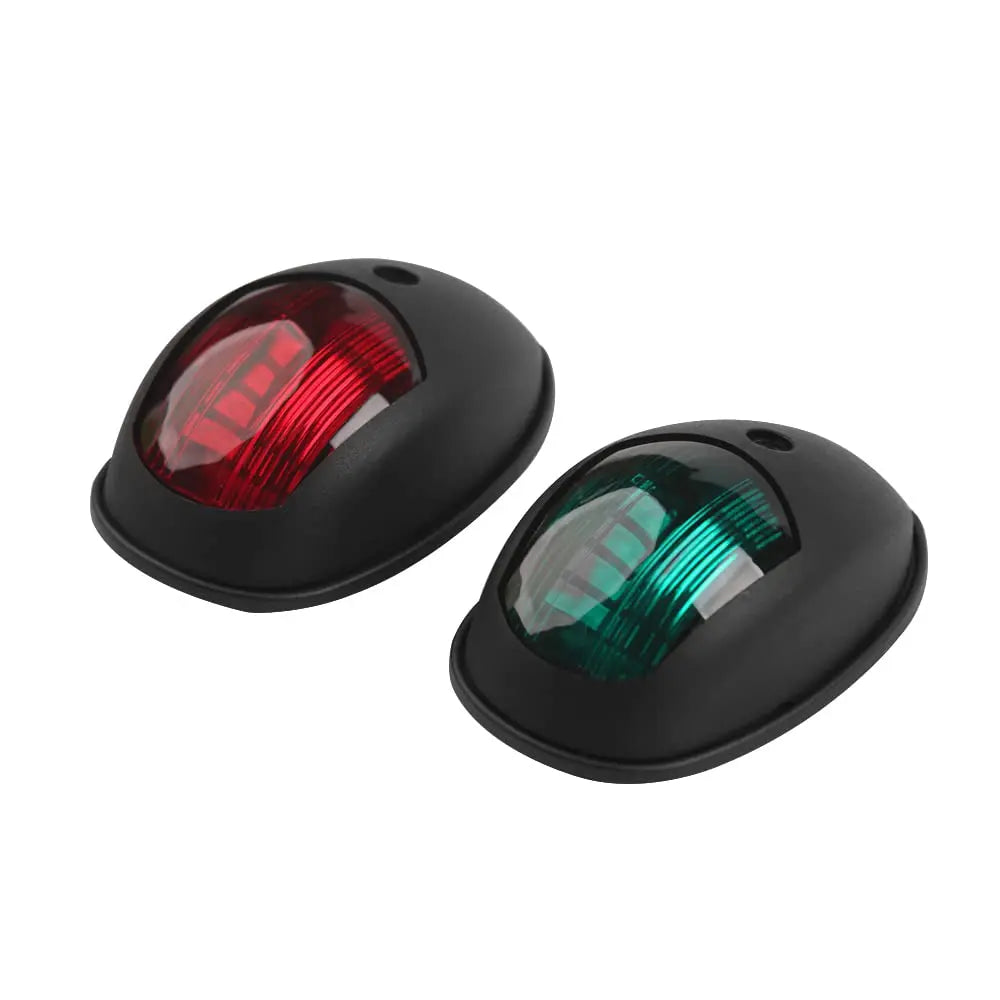 Yacht Navigation Light Waterproof LED Marine Sounding Light Navigation Light Red and Green Marine Light 12V 24V 2 PCS