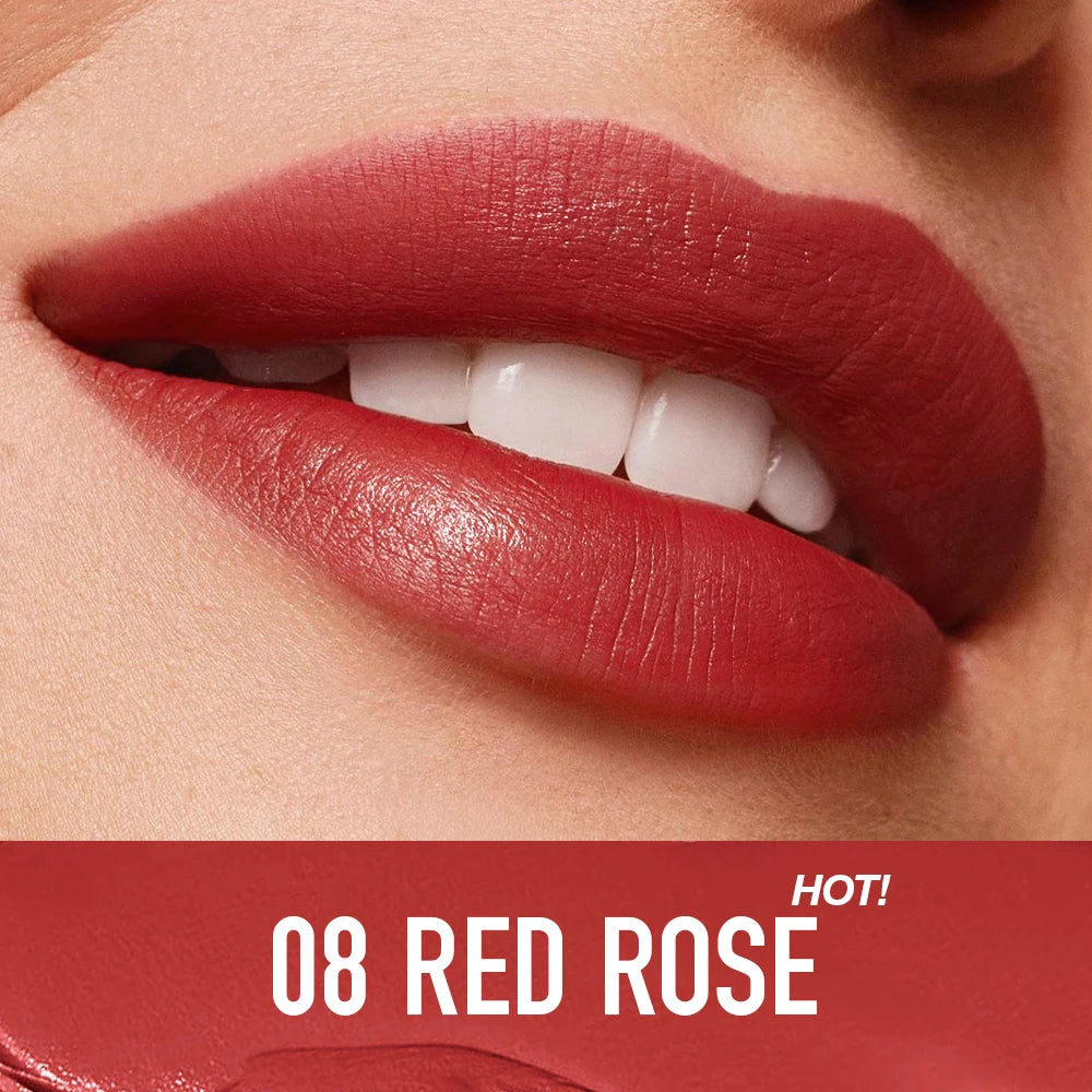 O.TWO.O Lipstick Lip Tint Moisturizing Nourishing Glow Lightweight Smooth Non-Sticky Refreshing Red High-shine Lipstick Makeup