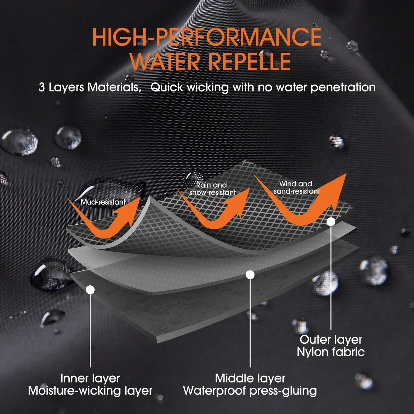 waterproof leg Gaiters for Men and Wonmen Snow Boot Gaiter For Hiking in Hunting Sand and Mud Mountain Climbing or Snowshoeing