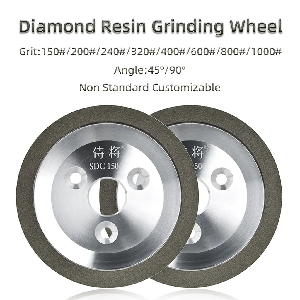 125mm SDC Diamond Resin Grinding Wheel Cup Grinder Disc For Carbide Metal Angle Grinder Tool 150/200/240/320/400/600/800/1000#