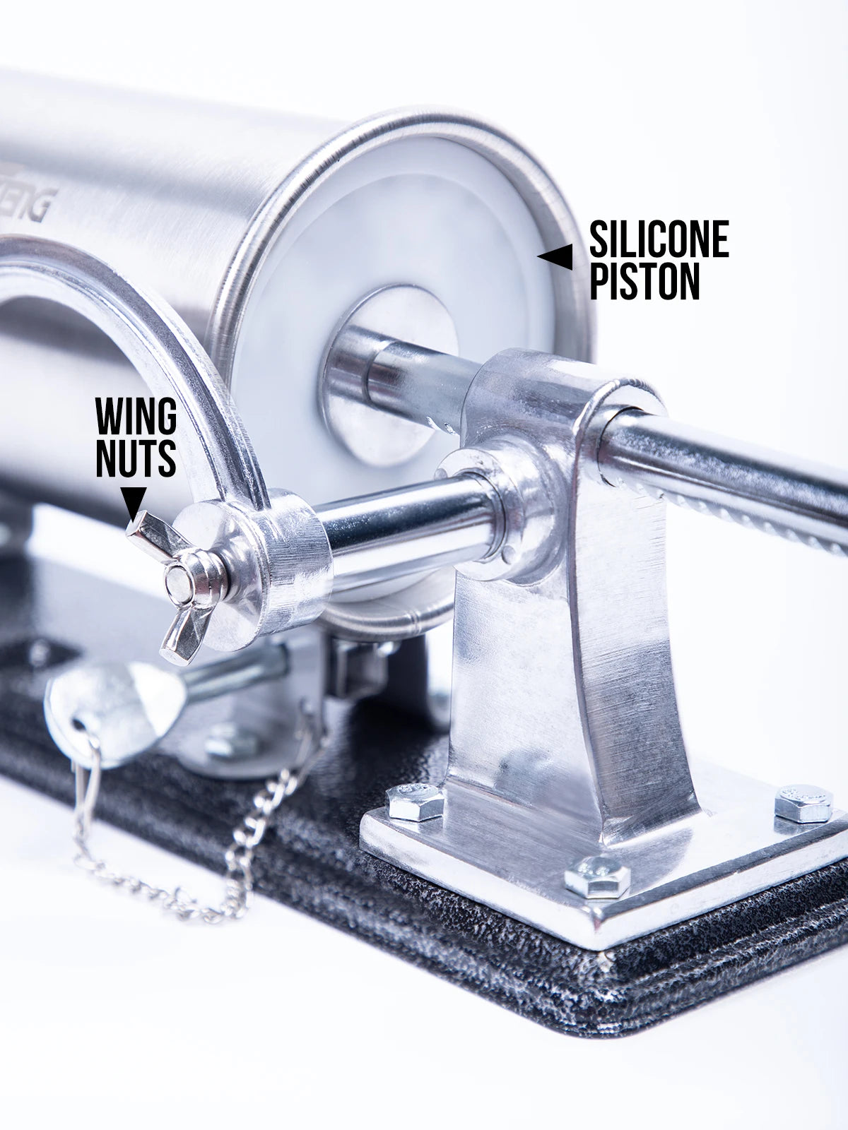 MASTER FENG Horizontal Sausage Stuffer Homemade Manual Sausage Maker Sausage Meat Filling Machine