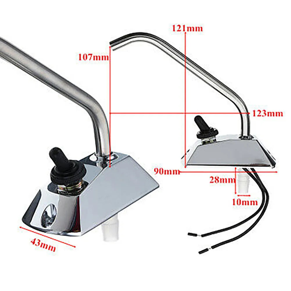 12V Galley Electric Water Pump Tap Faucet Water Tap With Switch Faucet Base For Caravan Boat Boats Caravans Motorhomes RV