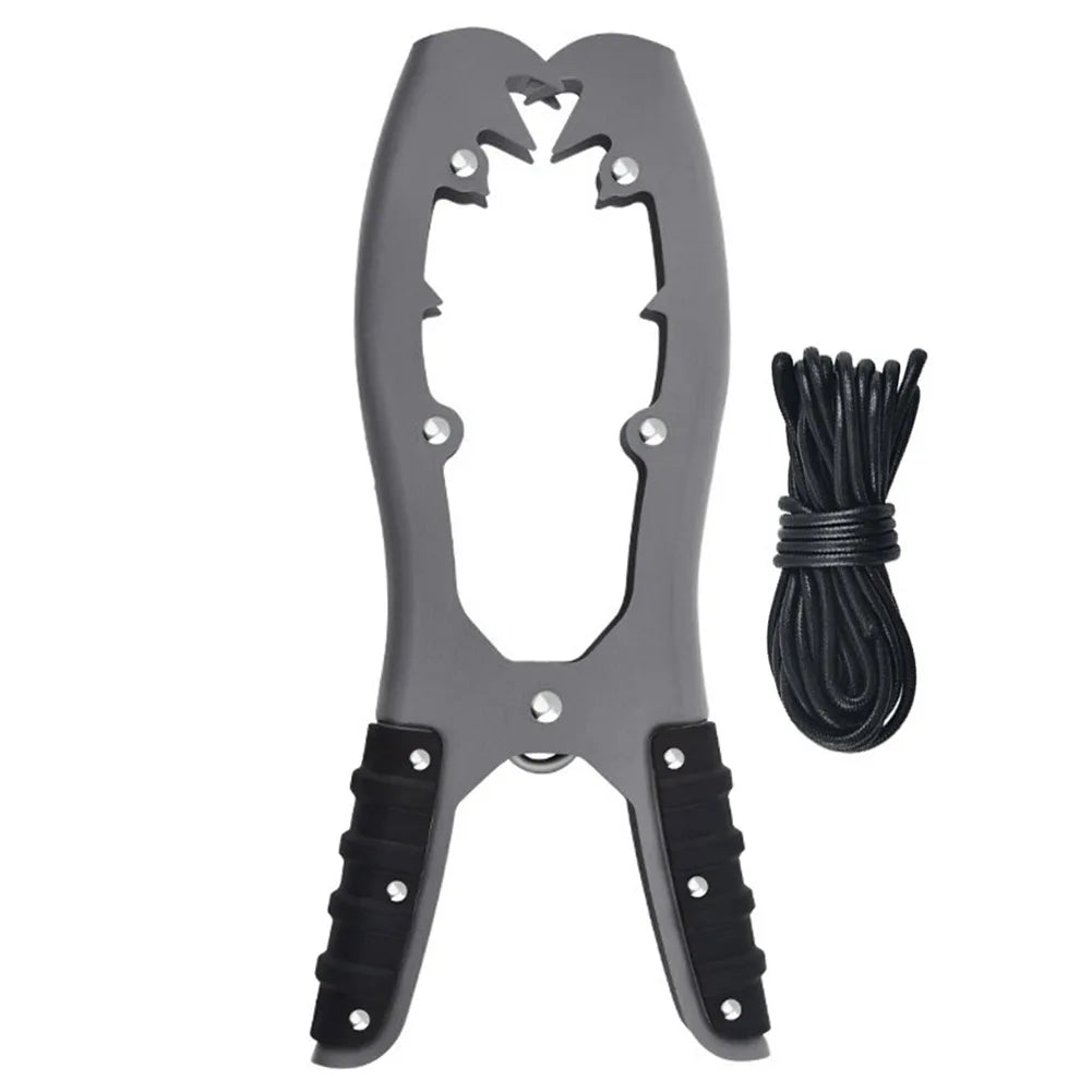 Portable Kayak Grip Anchor with Large Clamping Mouth Fishing Brush Gripper 16 Feet Paracord Gear Stainless Steel Anchor Grip