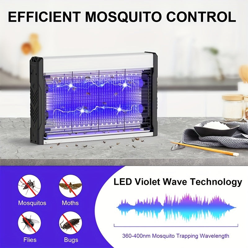 USB-Powered Wall Mounted Mosquito Killer Lamp: Suitable for Indoor, Yard, Kitchen, Bedroom, Living Room and More - Pest Control, Apartment Essentials, College Dorm Essentials, Household Gadgets