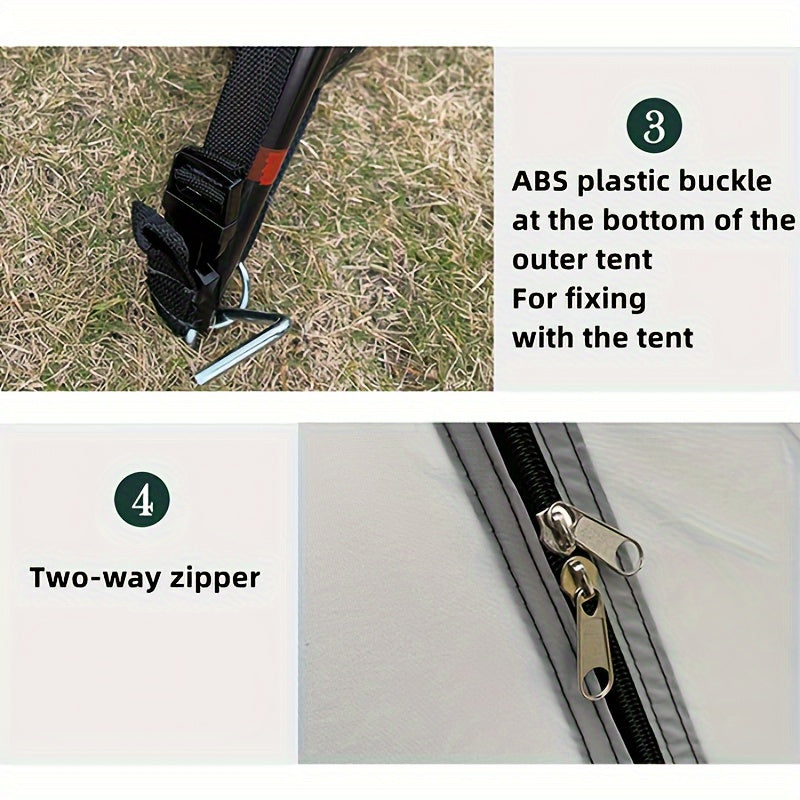 8-12persons Includes Carrying Bag, Spacious, Lightweight Portable Tent For Outdoor Camping/Hiking