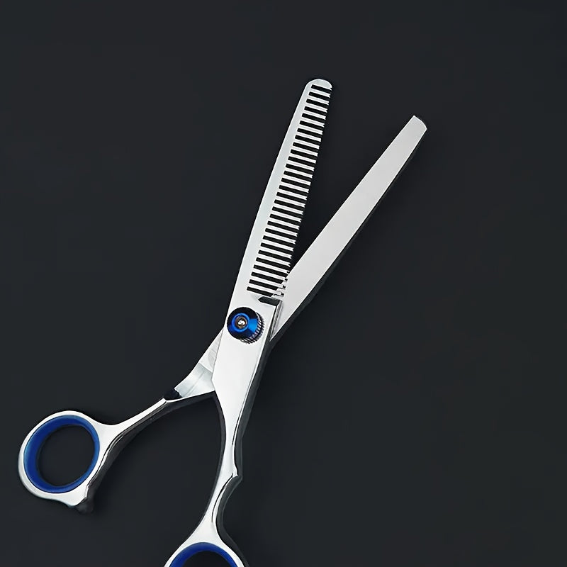 2pcs/set Hair Styling Tools Kit Stainless Steel Hair Cutting Scissor Hair Thinning Scissor Hair Trimming Tools Professional Hair Shears For Barber Salon Home Uses