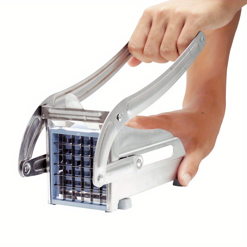 Potato French Fry Cutter, Restaurant French Fry Cutter Stainless Steel Potato 1pc Cutter Vegetable Potato Slicer With Suction Feet Cutter Potato Heavy Duty Cutter For Potatoes Carrots Cucumbers, Vegetable Chopper, Onion Chopp