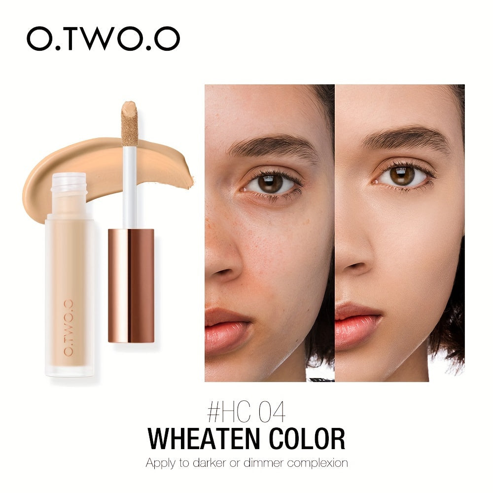 O.TWO.O Liquid Concealer Primer - High Coverage, Waterproof, Breathable, Natural Finish, 4 Shade Options, Long-Lasting up to 24 Hours, Lightweight Texture