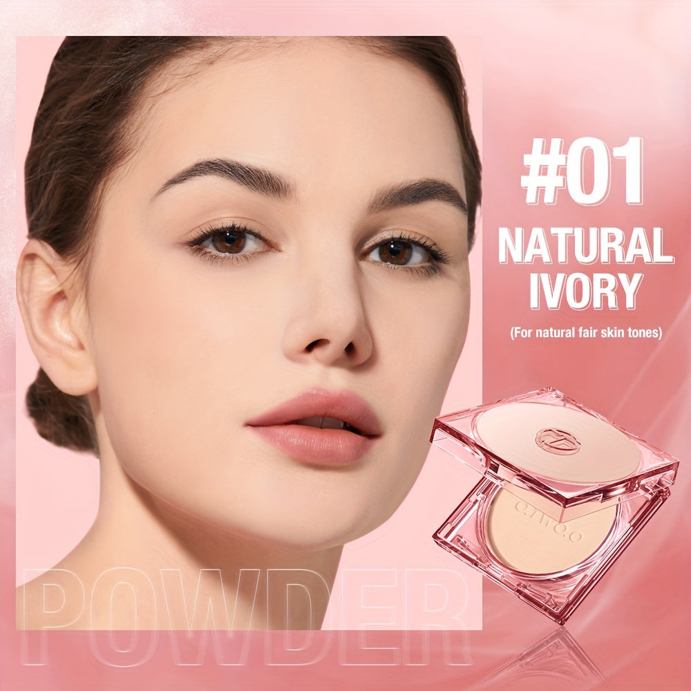 O.TWO.O 3D Soft Focus - Waterproof Long Lasting 24H Face Powder - Oil Control, Natural Skin Tones, Anti-Transfer, Non-Absorbent for All Skin Types & Tones, Includes Puff Makeup Powder Foundation Daily Essential