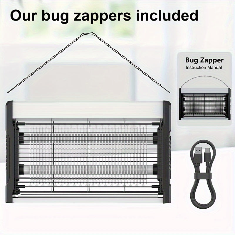 USB-Powered Wall Mounted Mosquito Killer Lamp: Suitable for Indoor, Yard, Kitchen, Bedroom, Living Room and More - Pest Control, Apartment Essentials, College Dorm Essentials, Household Gadgets