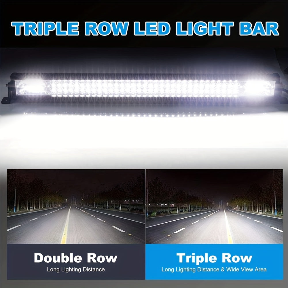 50.8 cm 3 Rows LED Work Light bar LED Driving light Combo lamp for offroad 4x4 tractor Car Auto ATV 12V 24V Truck Car Roof Light Bar
