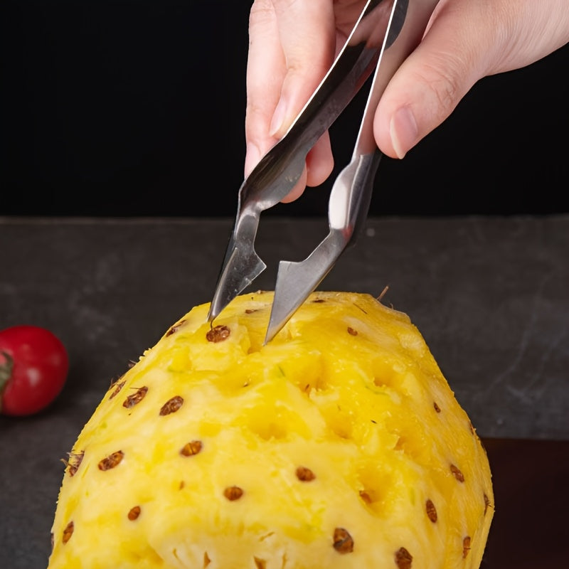 Stainless Steel Pineapple Eye Peeler & Seed Remover - Easy-to-Use Kitchen Gadget for RVs
