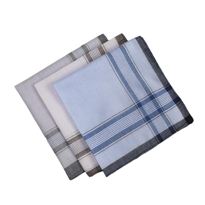 9pcs Cotton Handkerchief Retro Man's Handkerchief 37.85 cm, Ideal choice for Gifts