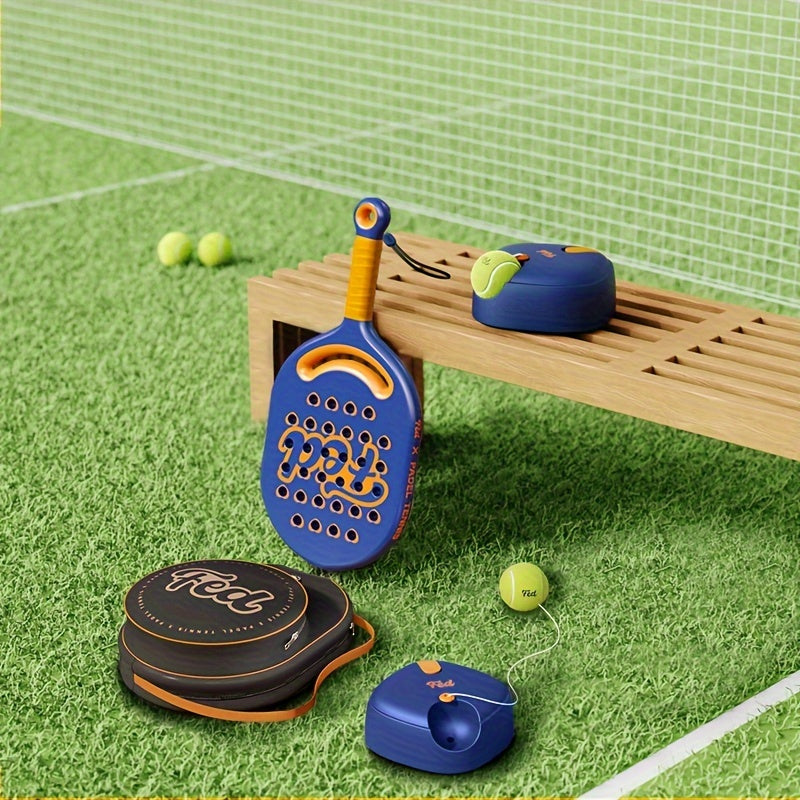 1set, Tennis Racket With Carrying Bag And Rebound Ball, Portable Sports Tennis Racket Set For Beginners