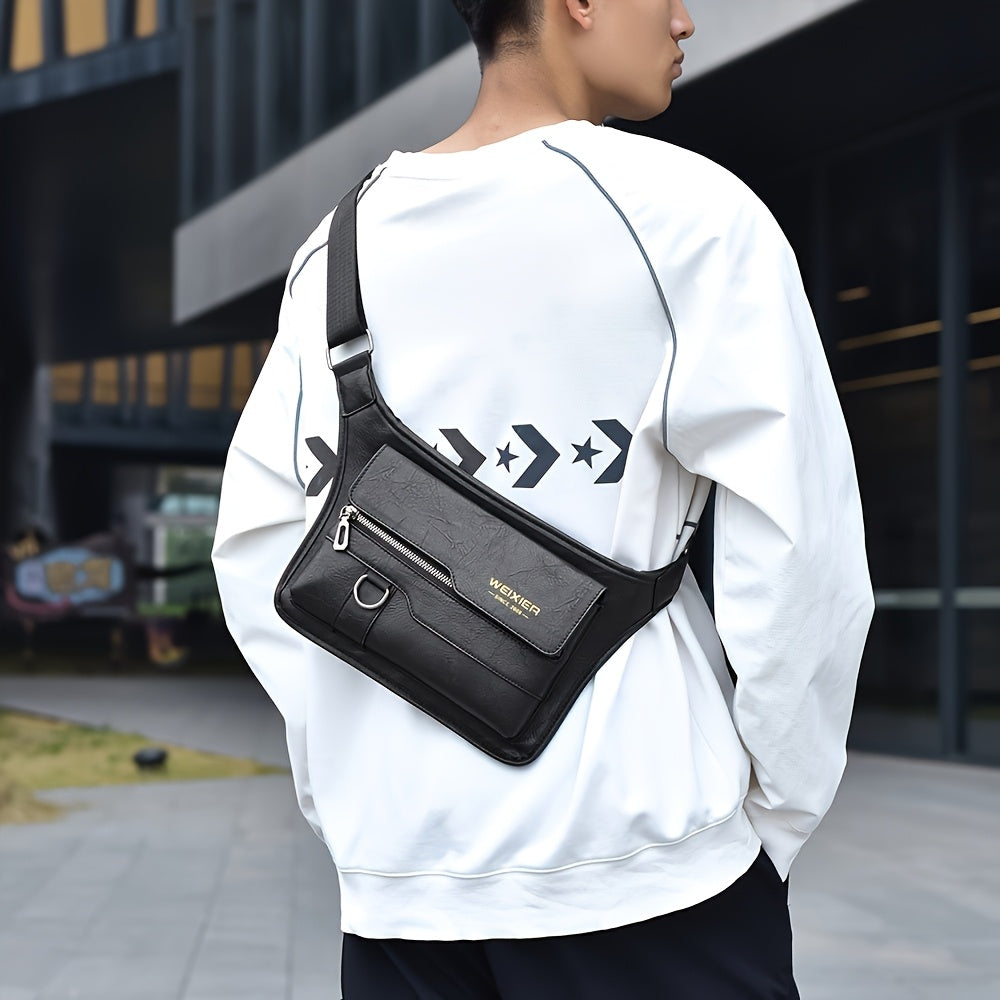 New Men's Casual Large-capacity High Quality Men's Chest Bag Senior Sense Of Large-capacity Men's Crossbody Bag Shoulder Bag Ideal Gift for Men