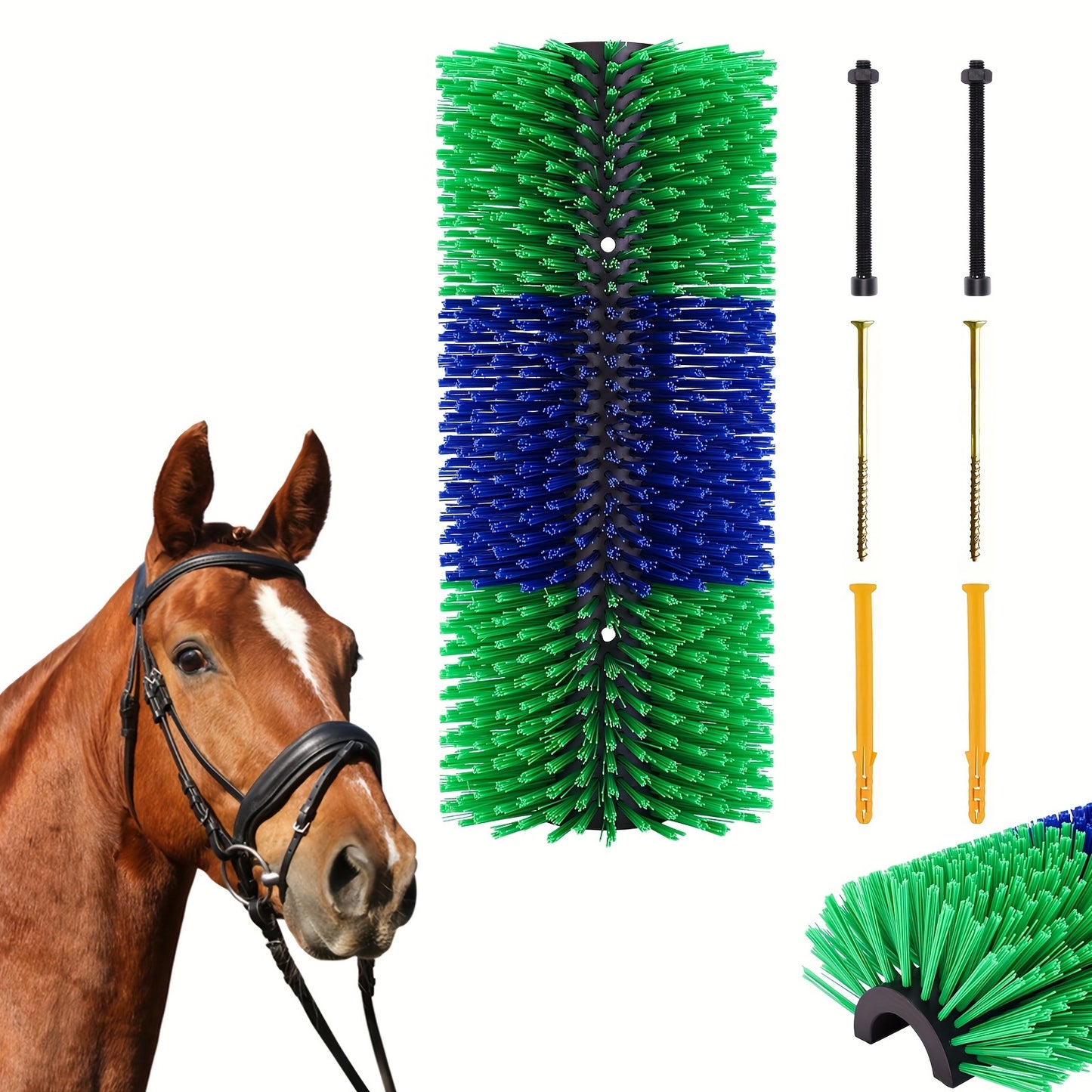 Large Size Hair Removal Brush For Horse Stable And Pasture, Horse Brushes Full Massage Grooming Brush For Horse