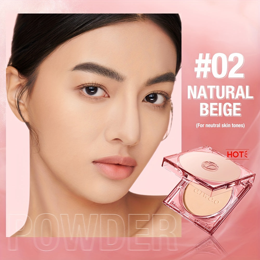 O.TWO.O 3D Soft Focus - Waterproof Long Lasting 24H Face Powder - Oil Control, Natural Skin Tones, Anti-Transfer, Non-Absorbent for All Skin Types & Tones, Includes Puff Makeup Powder Foundation Daily Essential