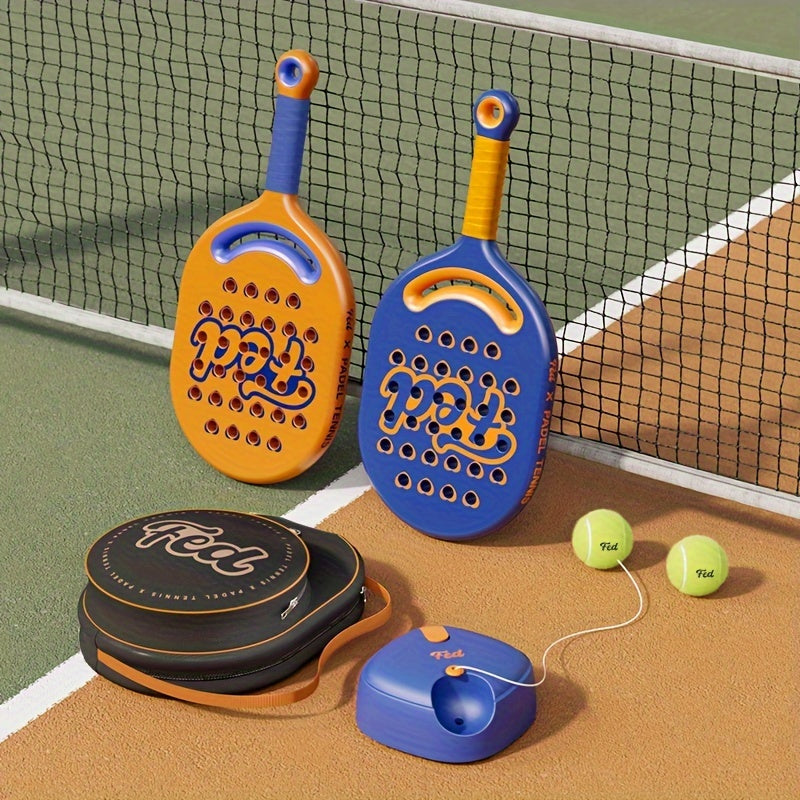 1set, Tennis Racket With Carrying Bag And Rebound Ball, Portable Sports Tennis Racket Set For Beginners