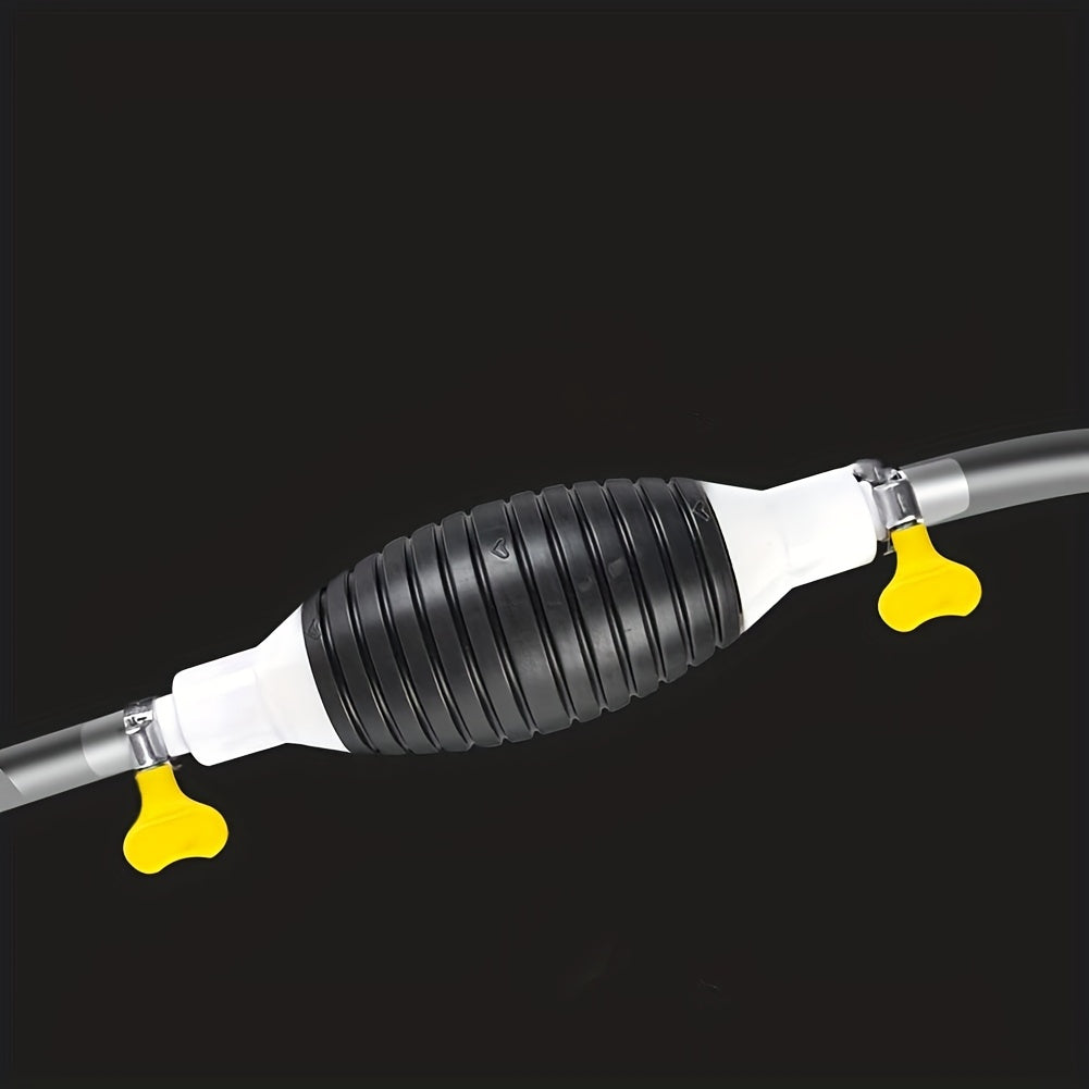 1pc Manual Fuel Pump High Flow Car Motorcycle Hand Siphon Water Fish Tank Oil Gasoline Petrol Diesel Liquid Transfer Tools Universal