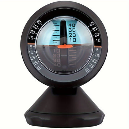 KUYEE Adjustable Car Slope Gauge - Waterproof Vehicle Level Compass for Camping, Hiking & Outdoor Adventures, Self Sensing, Mountaineering, Cycling, Tactical Training