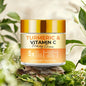 JAYSUING Turmeric & Vitamin C Firming Moisturizer Cream - Unisex Adult, All Skin Types, Hydrating & Tightening, Jojoba Oil Infused, Collagen & Aloe Vera Enriched, Soothes & Smoothes Skin, 50g