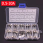 Complete Your DIY Projects with This 72/100pcs Quick Blow Glass Tube Fuse Assortment Kit!