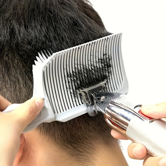 Professional Hairdressing Comb for Blonde Highlights - Heat-Resistant, Flat Top Design for Salon Styling & Gradient Colors