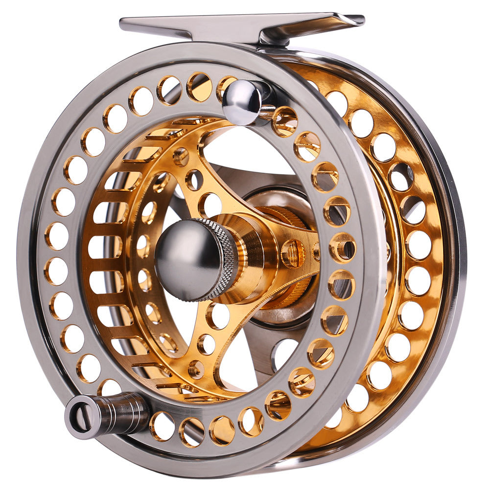 Sougayilang Lightweight Aluminium Fly Fishing Reel with Smooth Drag System