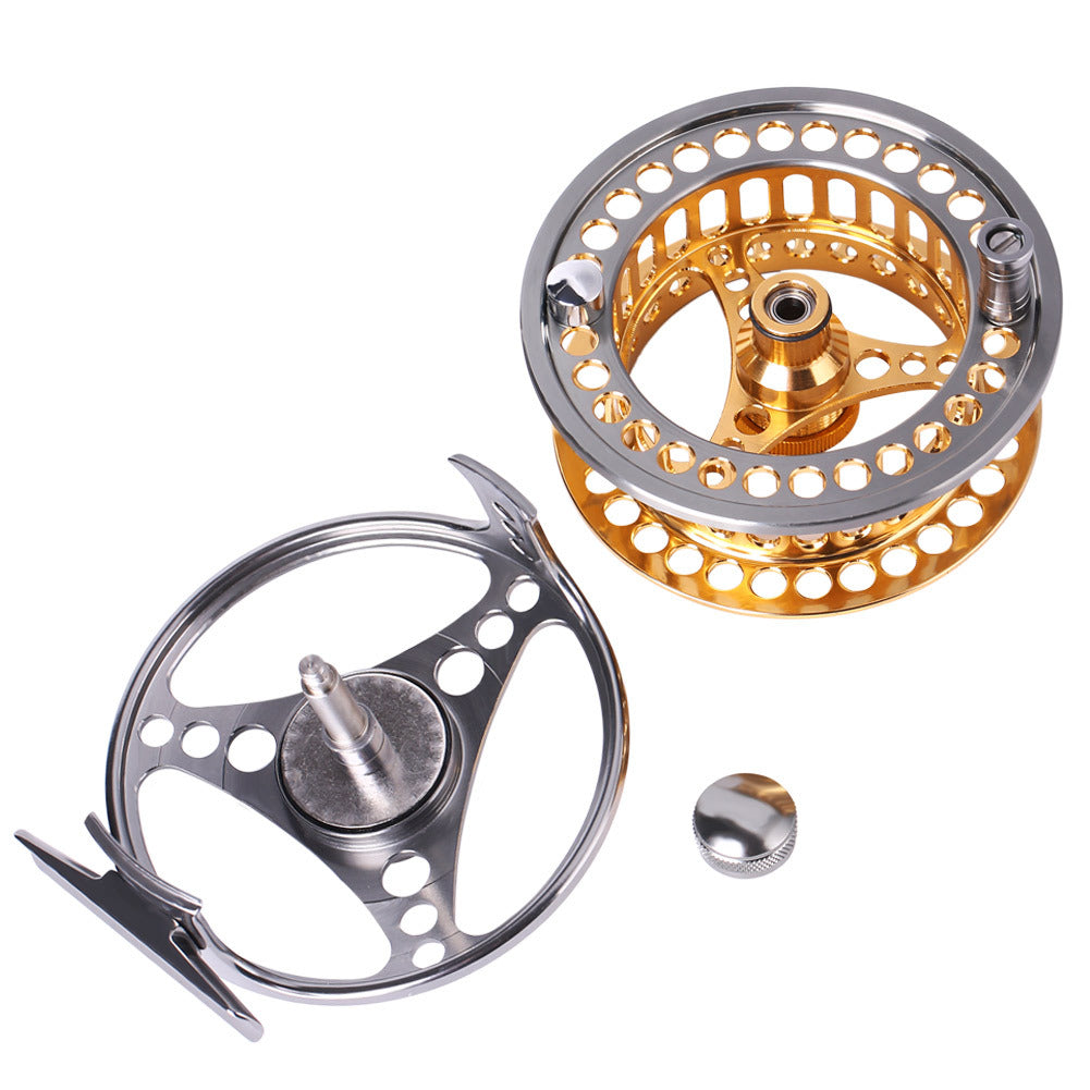 Sougayilang Lightweight Aluminium Fly Fishing Reel with Smooth Drag System