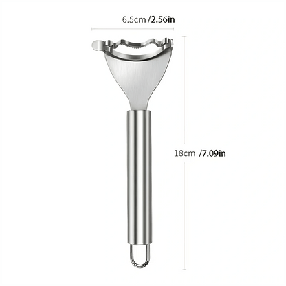 Ergonomic Stainless Steel Corn Peeler - Easy-Grip Cob Remover & Kernel Stripper, Dishwasher Safe Kitchen Gadget
