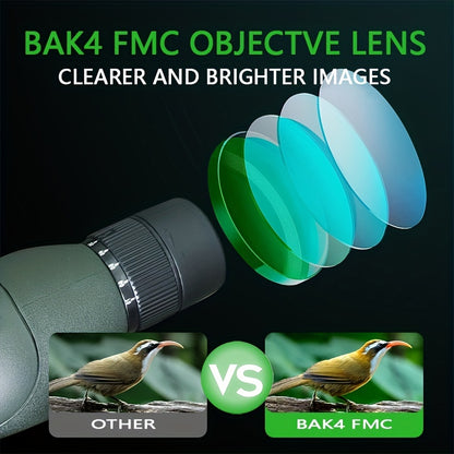 High-Powered Monocular For Hiking, And Bird Watching - Zooms From 25x To 75x Magnification With 60mm Objective Lens