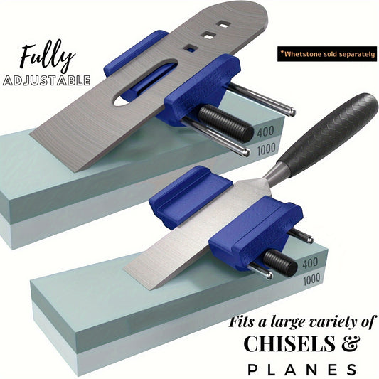 Honing Guide Chisel Sharpening Jig For Chisels And Planes, Adjustable Angle Guide Sharpener Jig Sharpening Stone Holder