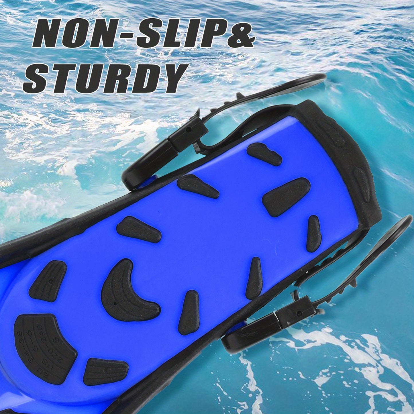Professional Adult Diving Fins, Full Foot Silicone, Anti-Slip, Non-Deformable, with Portable Mesh Bag, Ideal for Swimming & Underwater Exploration, Perfect Gift for Easter, Father'S Day, Independence Day, Thanksgiving, Christ