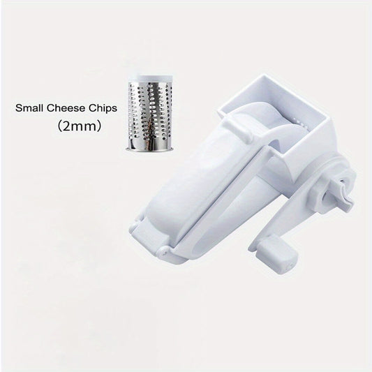 Olive Garden Rotary Cheese Grater, Handheld Rotary Cheese Grater, Small Cheese Grater with Handle