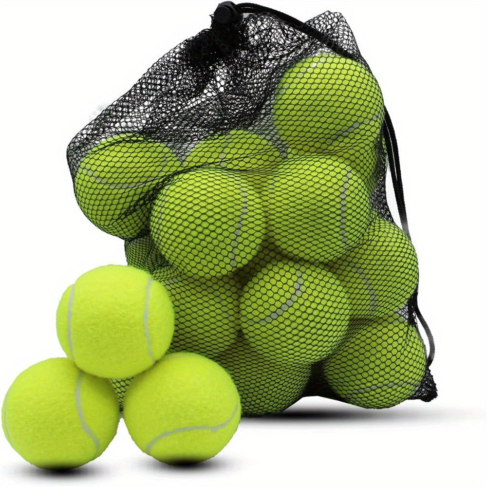 16 Pcs Tennis Balls: High-Quality Rubber Balls for Training and Exercise, Suitable for Adult Players