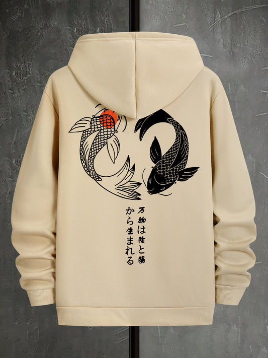 New Spring and Autumn Season Printed Hoodie in Thin Style