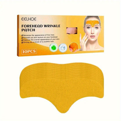 10pcs Forehead Firming Patches - Instantly Smooth & Soften, Dramatically Lift & Tighten Skin - Targets Forehead for a Youthful Glow