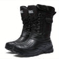 2024 New Men's Winter Boots - Waterproof, High-Top for Outdoor Activities, Fishing & Snow Work with Durable Rubber Sole