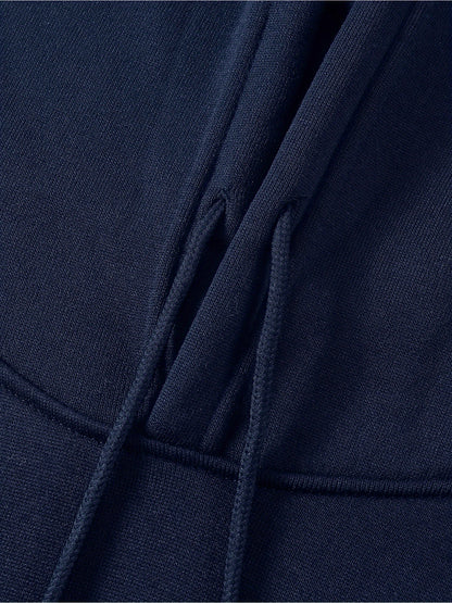 Stylish Faith-Inspired Hoodie - Soft Polyester Knit Fabric, Geometric Lettering Pattern, Casual Fit with Slight Stretch, "It's Never Luck, It's Always God" Inspirational Print, Regular Fit, Unisex Design