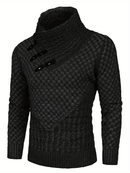 Men'S Novelty Turtleneck Pullover