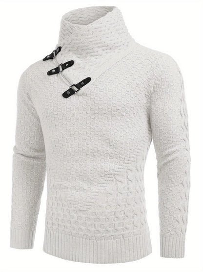 Men'S Novelty Turtleneck Pullover