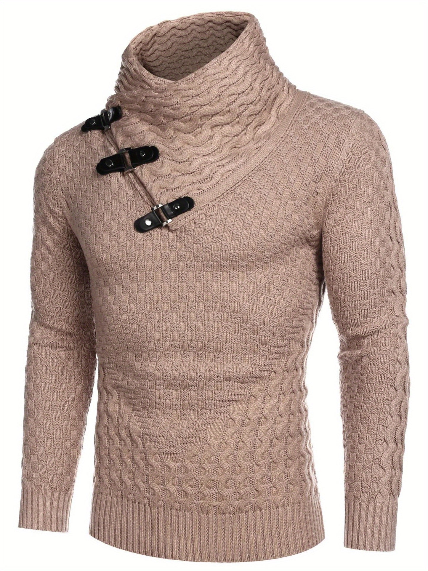 Men'S Novelty Turtleneck Pullover