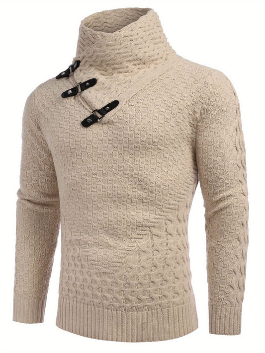 Men'S Novelty Turtleneck Pullover