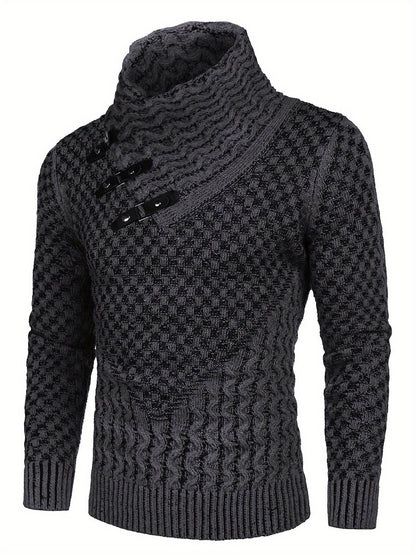 Men'S Novelty Turtleneck Pullover
