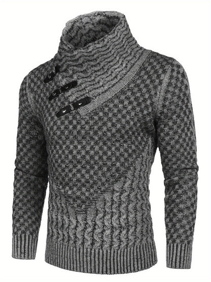 Men'S Novelty Turtleneck Pullover