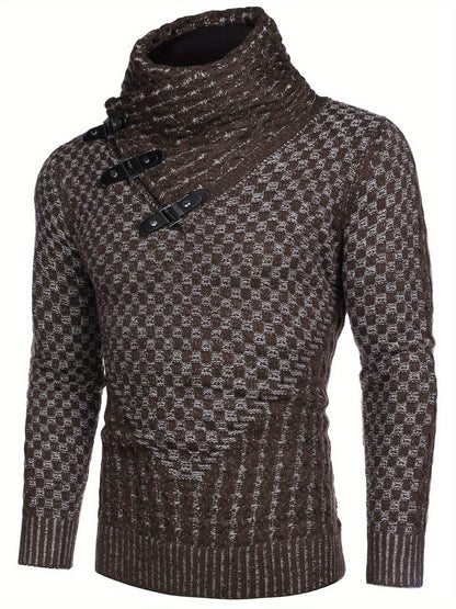 Men'S Novelty Turtleneck Pullover