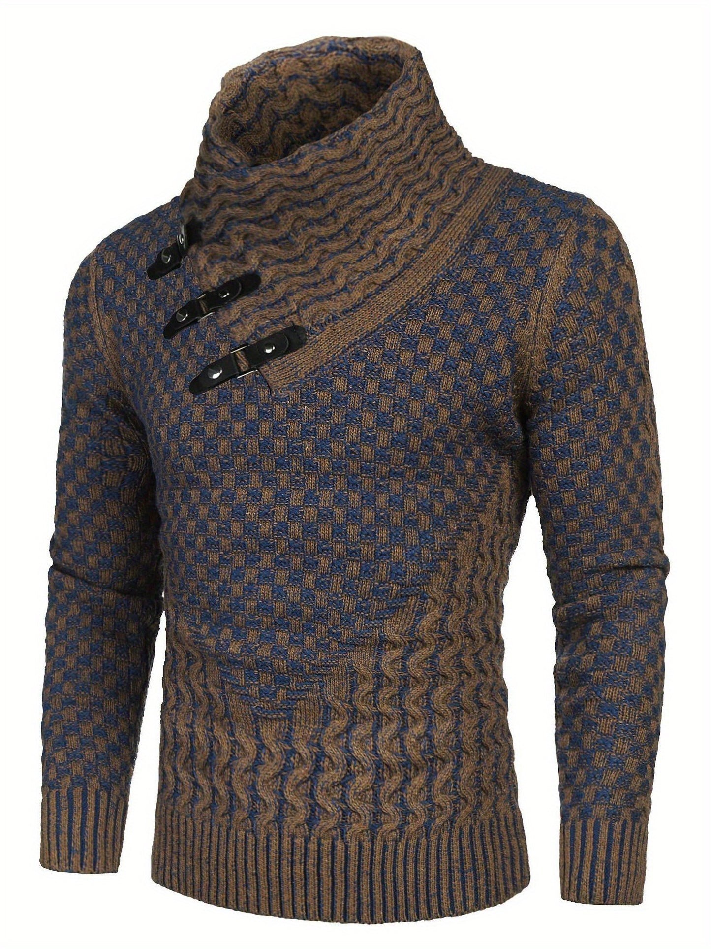 Men'S Novelty Turtleneck Pullover