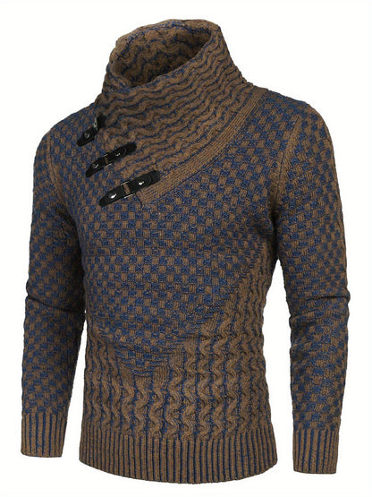 Men'S Novelty Turtleneck Pullover