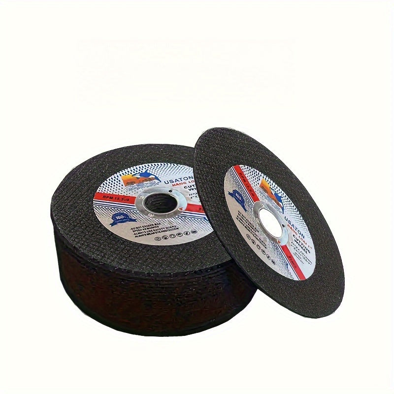 10pcs Metal Cutting Discs - Double Mesh Resin Grinding Wheels, 1.2Mm Thick, Stainless Steel Cutting Blade for Enhanced Efficiency