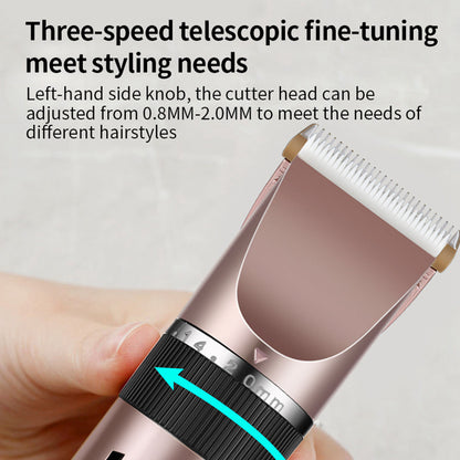 USB Rechargeable Hair Clippers for Men, Cordless Electric Haircutting & Grooming Kit, ABS Body, with 400mAh Lithium Battery, 3mm-12mm Guide Combs, Barber Comb, Cleaning Brush, Hair Clipper, for Salon & Home Use